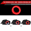S550 Mustang White LED Tail Lights, Gloss Black Housing :: 2015-2023 Ford Mustang
