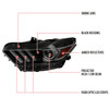 S550 Mustang HID Projector Headlights w/ LED Strip Sequential Turn Signals, Black Housing w/ Smoked Lens :: 2015-2022 Ford Mustang w/ HID Headlights