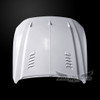 AmeriHood Type-E Style Functional Heat Extractor Ram Air Hood :: 2018-2023 Ford Mustang