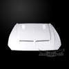 AmeriHood Type-E Style Functional Heat Extractor Ram Air Hood :: 2018-2023 Ford Mustang