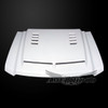 AmeriHood Type-E Style Functional Heat Extractor Ram Air Hood :: 2019 GMC Sierra 1500 Limited