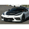 C8 Corvette ZR1-Style Vented Hood, Matte Black :: 2020-2026 Corvette