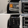 Form Lighting LED Projector Headlights, Amber DRL :: 2014-2018 GMC Sierra 1500