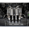 MBRP Armor Pro 3" Dual Muffler Axle-Back Exhaust System w/ 4" Quad Carbon Fiber Tips, Active Profile :: 2014-2019 C7 Corvette