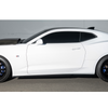 6th Gen Camaro T6 Side Skirts & Front Splitter w/ Side Winglets, Gloss Black :: 2016-2024 Camaro SS & 2019-2024 Camaro LS & LT