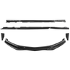 6th Gen Camaro T6 Side Skirts & Front Splitter w/ Side Winglets, Gloss Black :: 2016-2024 Camaro SS & 2019-2024 Camaro LS & LT