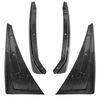 6th Gen Camaro GM Style Front and Rear Extended Splash Guards, Carbon Fiber :: 2016-2024 Camaro Non-ZL1