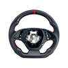 6th Gen Camaro Carbon Fiber Steering Wheel w/o Button Cover, Perforated Leather Grips :: 2016-2024 Camaro