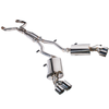 6th Gen Camaro Cat-Back Exhaust w/ Quad 4" Polished Tips :: 2016-2024 Camaro SS & LT1 Coupe