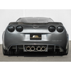 C6 Corvette Finned Rear Bumper Diffuser, Carbon Fiber :: 2005-2013 Corvette