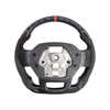 Ford F-150 Carbon Fiber Steering Wheel w/o Button Cover, Alcantara Grips :: 2021-2026 Ford F-150
