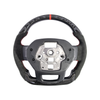 Ford F-150 Carbon Fiber Steering Wheel w/ Button Cover, Alcantara Grips :: 2021-2026 Ford F-150