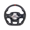 Ford F-150 Carbon Fiber Steering Wheel w/ Button Cover, Alcantara Grips :: 2021-2026 Ford F-150