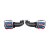 Corsa Closed Box Matte Carbon Fiber Air Intake w/ MaxFlow Oiled Filters :: 2024-2026 Ford Mustang GT & Dark Horse