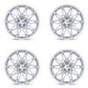 American Racing AR955 Stampede Wheel Set, Gloss Silver, 19x10 :: 2015-2026 Ford Mustang