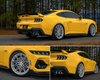 American Racing AR955 Stampede Wheel Set, Gloss Silver, 19x10/19x11 :: 2015-2026 Ford Mustang
