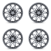 American Racing AR955 Stampede Wheel Set, Matte Anthracite, 20x10/20x11 :: 2015-2026 Ford Mustang
