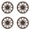 American Racing AR955 Stampede Wheel Set, Matte Bronze, 20x10/20x11 :: 2015-2026 Ford Mustang