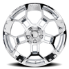 FR 701F  GT-D Replica Wheel Set, Chrome, 19x10 +35 :: 2015-2026 Mustang