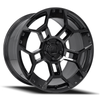 FR 701F  GT-D Replica Front or Rear Wheel, Gloss Black, 19x10 +35 :: 2015-2026 Mustang