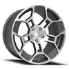 FR 701F  GT-D Replica Rear Wheel, Satin Gunmetal Machine Face, 19x11 +50 :: 2015-2026 Mustang