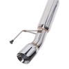 S550 Mustang Axle-Back Exhaust w/ 4" Dual Polished Tips :: 2015-2023 Ford Mustang V6 & EcoBoost
