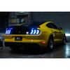 S550 Mustang Euro Style RGB Sequential LED Tail Lights, Clear Lens :: 2015-2023 Ford Mustang