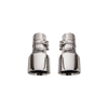 S650 Mustang Muffler Delete Axle-Back Exhaust w/ 3.5" Dual Polished Tips :: 2024-2026 Ford Mustang GT