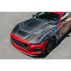 S650 Mustang Super Snake Style Vented Hood, Carbon Fiber :: 2024-2026 Ford Mustang
