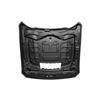 S650 Mustang Factory Style Hood w/o Vent Insert, Carbon Fiber :: 2024-2026 Ford Mustang GT & Dark Horse