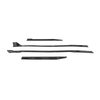 S650 Mustang GT500 Style Add-On Side Skirt Extensions, Gloss Black :: 2024-2026 Ford Mustang
