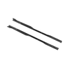 S650 Mustang GT500 Style Add-On Side Skirt Extensions, Gloss Black :: 2024-2026 Ford Mustang