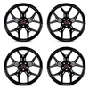 Vossen HF-5 Hybrid Forged Wheel Set , Gloss Black, 20x9/21x12 :: 2020-2026 Corvette