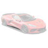 C8 Corvette Side Skirts, Hydro-Dipped Carbon Fiber :: 2020-2026 Corvette C8 Stingray & Z51