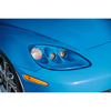C6 Corvette HID Headlights, LeMans Blue Housing w/ Clear Lens :: 2005-2013 C6 Corvette