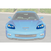 C6 Corvette HID Headlights, LeMans Blue Housing w/ Clear Lens :: 2005-2013 C6 Corvette