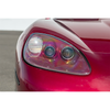 C6 Corvette HID Headlights, Crystal Red Housing w/ Clear Lens :: 2005-2013 C6 Corvette