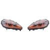 C6 Corvette HID Headlights, Inferno Orange Housing w/ Clear Lens :: 2005-2013 C6 Corvette