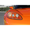 C6 Corvette HID Headlights, Inferno Orange Housing w/ Clear Lens :: 2005-2013 C6 Corvette