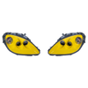 C6 Corvette HID Headlights, Velocity Yellow Housing w/ Clear Lens :: 2005-2013 C6 Corvette