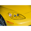 C6 Corvette HID Headlights, Velocity Yellow Housing w/ Clear Lens :: 2005-2013 C6 Corvette