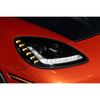 C6 Corvette C7 Style LED Sequential Headlights w/ Smoked Lens :: 2005-2013 C6 Corvette