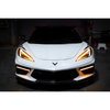 C8 Corvette Sequential LED DRL Light Bar Bezel Insert, Carbon Flash Metallic :: 2020-2026 C8 Corvette Stingray & Z51