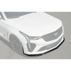 Cadillac CT4-V Front Lip Splitter w/ Side Wheel Arch Trim, Carbon Fiber :: 2020-2026 Cadillac CT4-V Blackwing