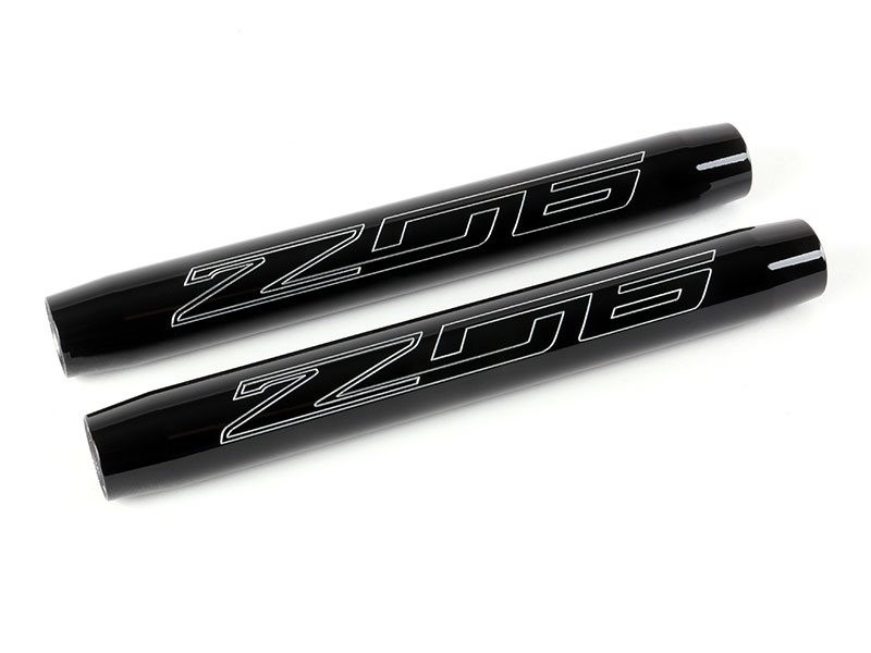 American Brother Designs Hood Shock Covers, Z06 Logo, Color Options