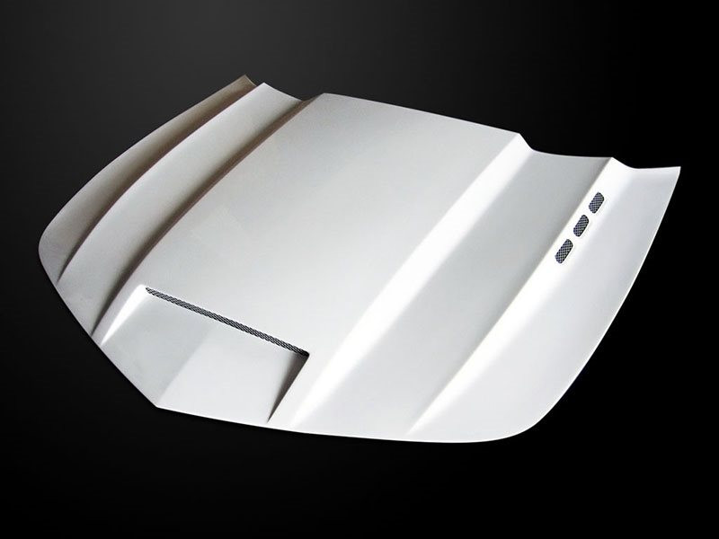 AmeriHood Type-SMS Functional Heat Extractor Ram Air Hood, Fiberglass