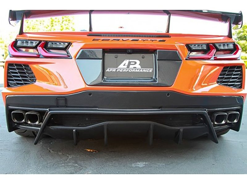 APR License Plate Backing, Carbon Fiber
