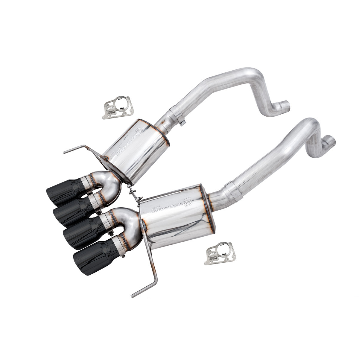 AWE Touring Edition Axle-Back Exhaust, Quad Diamond Black Tips