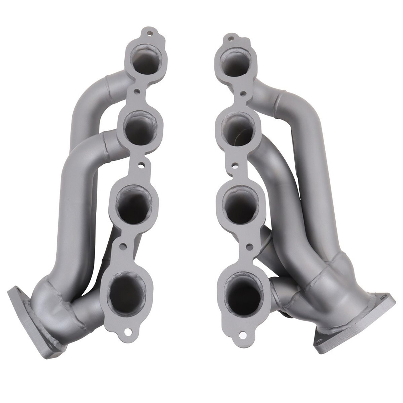 bunbun☆ページ BBK Silverado 1500 1-3/4-Inch Shorty Headers; Chrome 4047