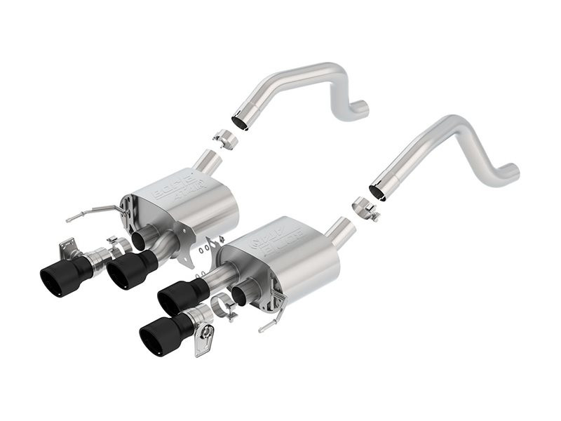 Borla ATAK Axle-Back Exhaust System 11903CB w/ 4.25
